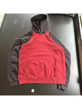 Starter Red and Black Pullover Hoodie Size S